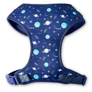 Vibrant Life Polyester & Spandex Space Adventures Adjustable Dog Harness Sz Med